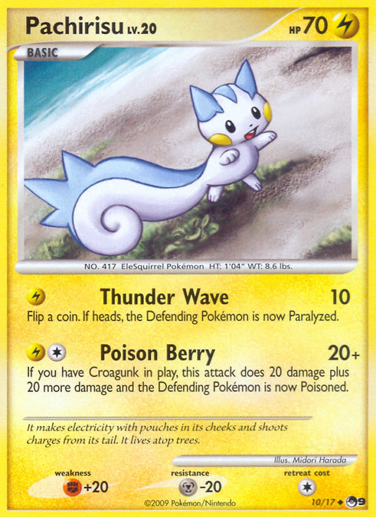 Pachirisu 10/17 Uncommon | POP Series 9 | Pokemon Card
