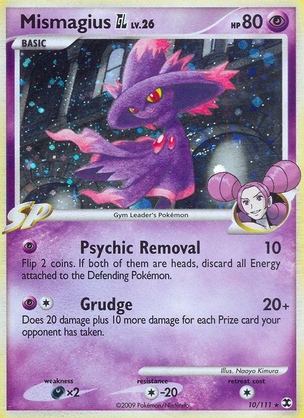 Mismagius GL 10/111 Rare Holo | Rising Rivals | Pokemon Card