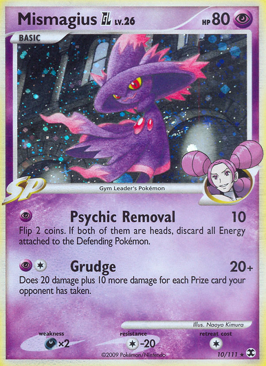 Mismagius GL 10/111 Rare Holo | Rising Rivals | Pokemon Card