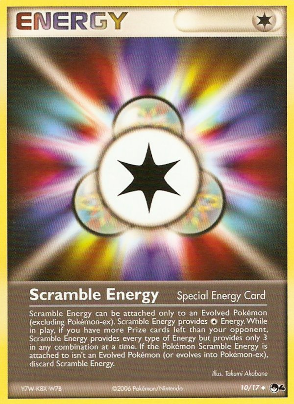 Scramble Energy 10/17 Uncommon | POP Series 4 | Pokemon Card