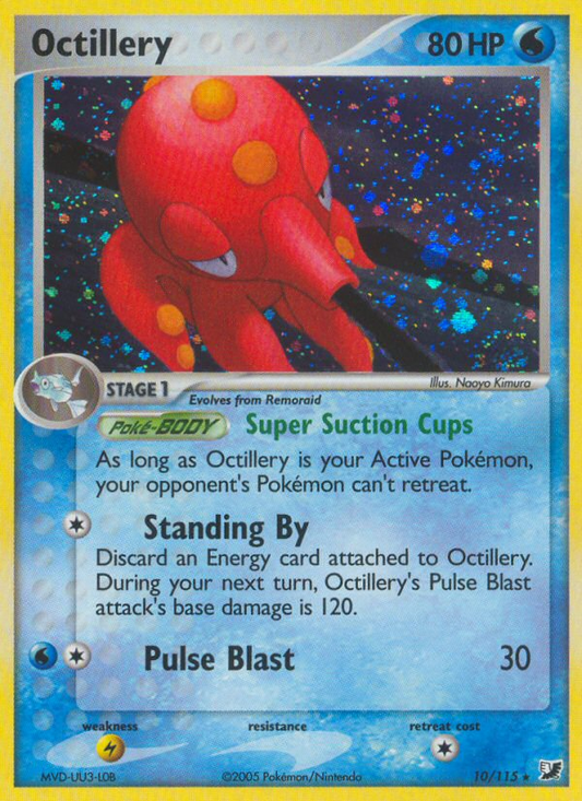 Octillery 10/115 Rare Holo | Unseen Forces | Pokemon Card
