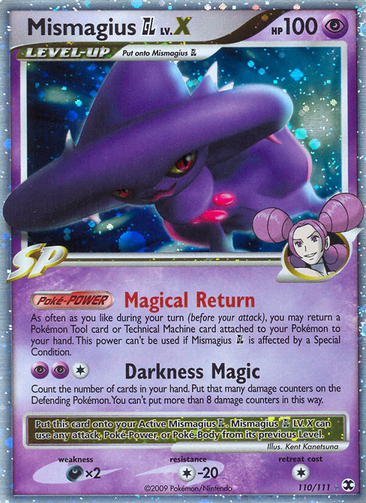 Mismagius GL LV.X 110/111 Rare Holo LV.X | Rising Rivals | Pokemon Card