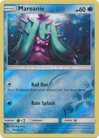 Mareanie 39/145 Reverse Holo | Guardians Rising | Pokemon Card