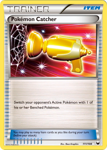 Pokémon Catcher 111/108 Rare Secret | Dark Explorers | Pokemon Card