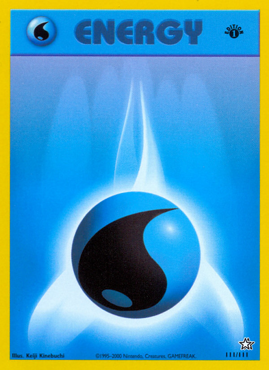 Water Energy 111/111 | Neo Genesis | Pokemon Card
