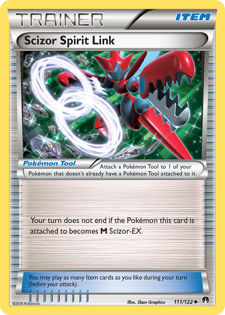 Scizor Spirit Link 111/122 Uncommon | BREAKpoint | Pokmon Card Brickheads Collectables Scizor Spirit Link 111/122 Uncommon | BREAKpoint | Pokmon Card Brickheads Collectables