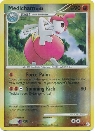 Medicham 32/130 Reverse Holo | Diamond & Pearl | Pokemon Card