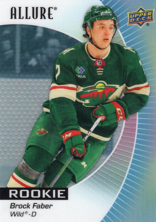 Brock Faber #112 Minnesota Wild | 2023-24 Upper Deck Allure | NHL Trading Card