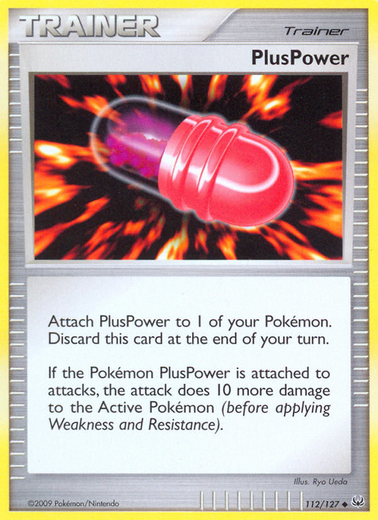 PlusPower 112/127 Uncommon | Platinum | Pokemon Card