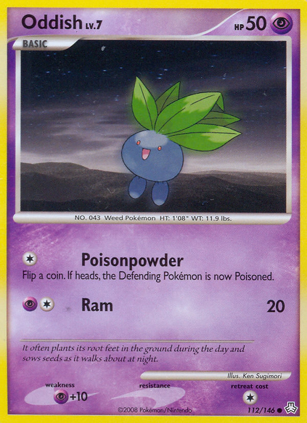 Oddish 112/146 Common | Legends Awakened | Pokemon Card