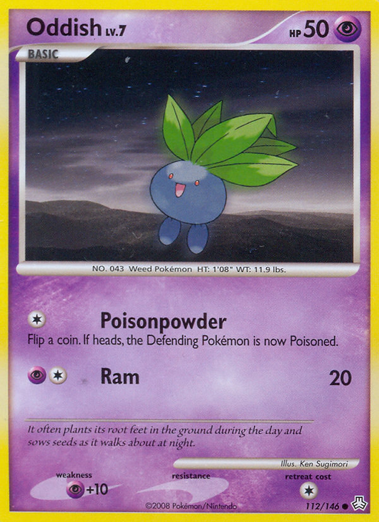 Oddish 112/146 Common | Legends Awakened | Pokemon Card