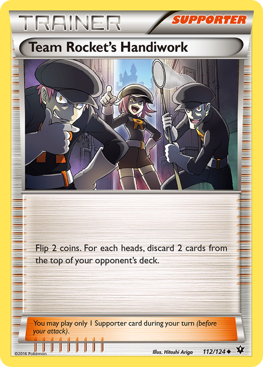Team Rocket's Handiwork 112/124 Uncommon | Fates Collide | Pokemon Card