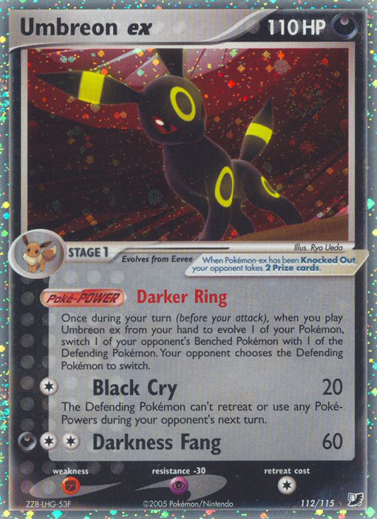 Umbreon ex 112/115 Rare Holo EX | Unseen Forces | Pokemon Card