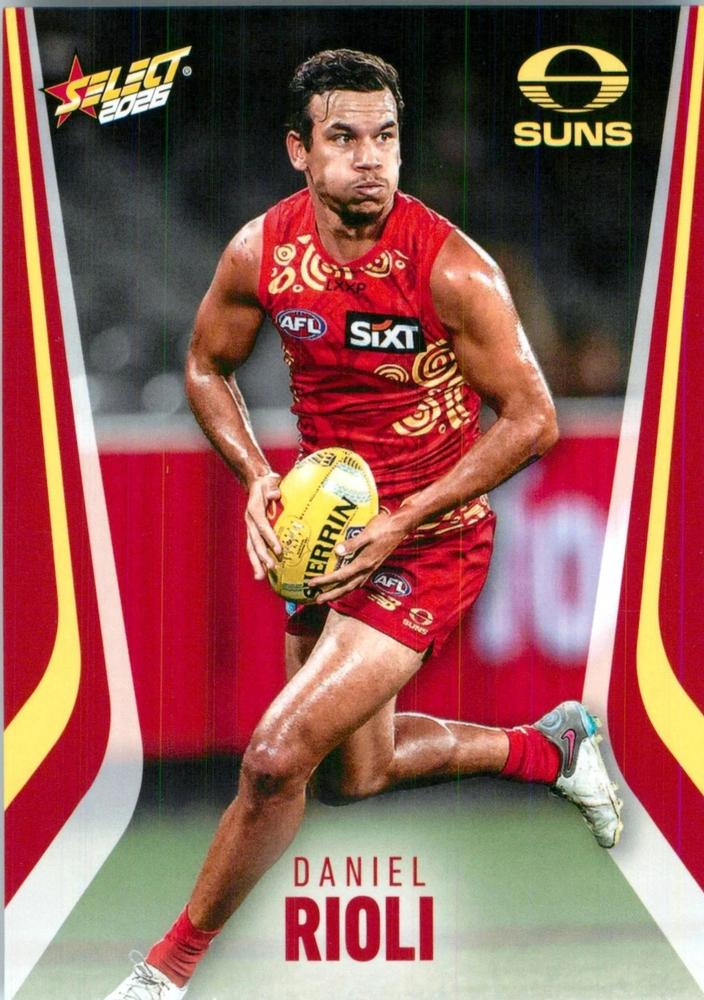Daniel Rioli #113 Gold Coast Suns | 2026 Select AFL Footy Stars | Trading Card
