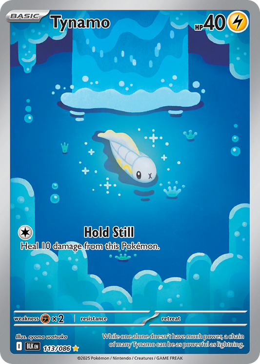 Tynamo 113/86 Illustration Rare | Black Bolt | Pokemon Card