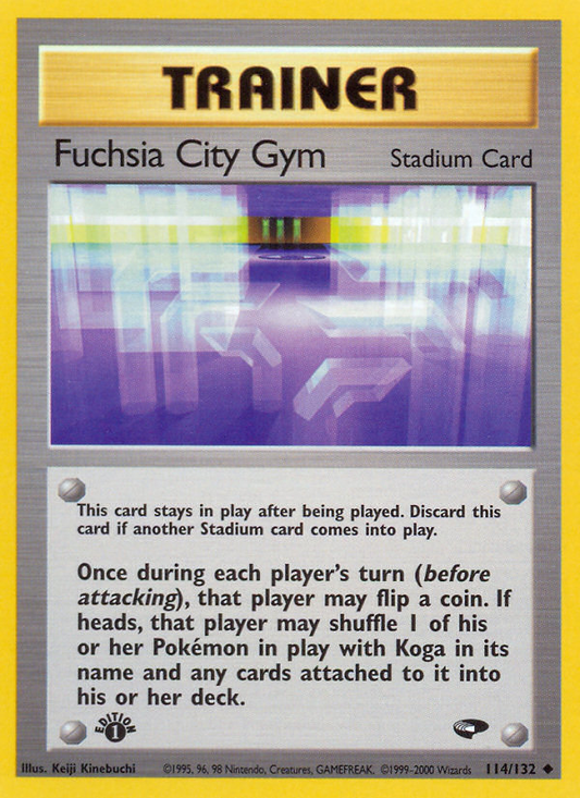 Fuchsia City Gym 114/132 Uncommon | Gym Challenge | Pokemon Card