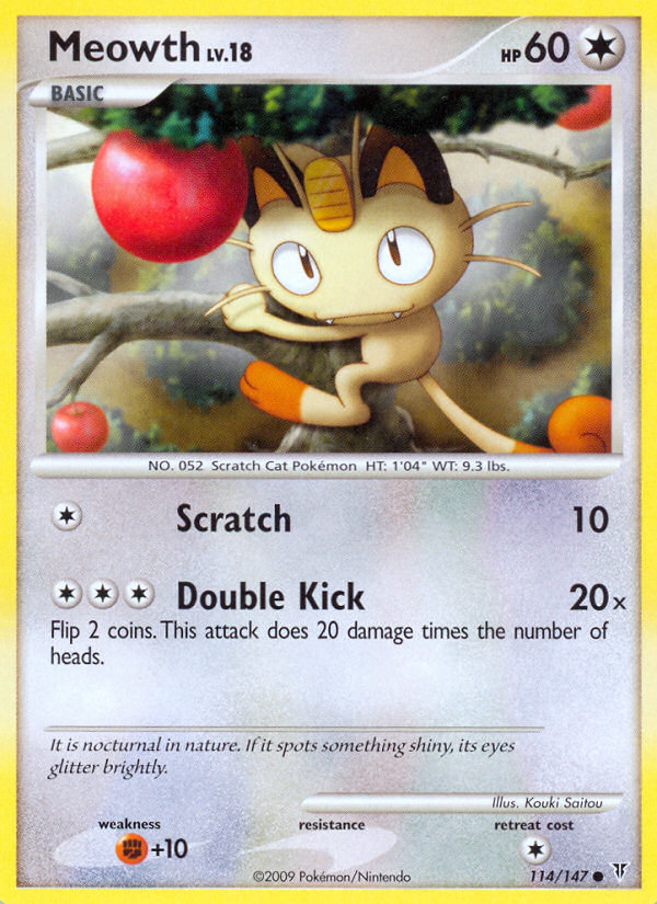 Meowth 114/147 Common | Supreme Victors | Pokemon Card