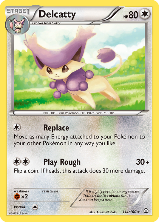 Delcatty 114/160 Rare | Primal Clash | Pokemon Card