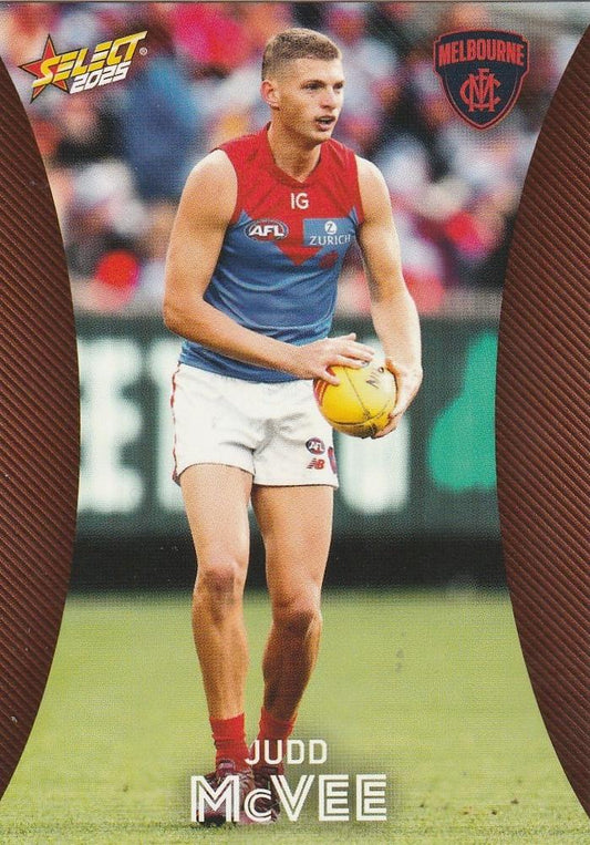 Judd McVee #115 Melbourne Demons | 2025 Select AFL Footy Stars | Trading Card