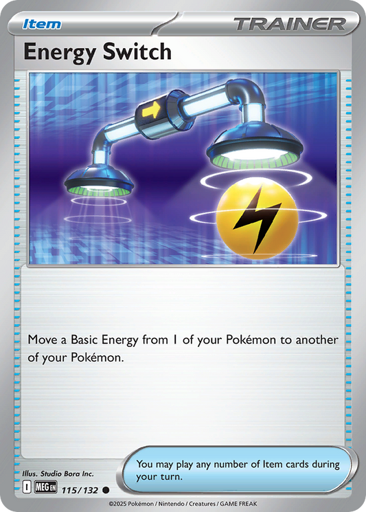 Energy Switch 115/132 Common | Mega Evolution | Pokemon Card