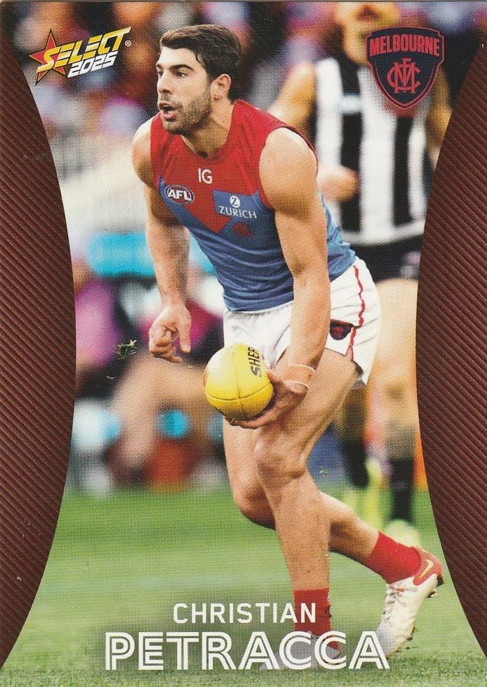 Christian Petracca #116 Melbourne Demons | 2025 Select AFL Footy Stars | Trading Card