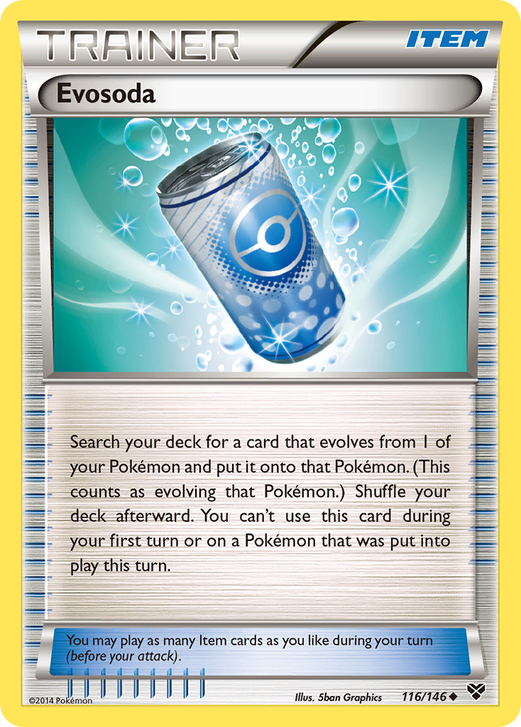 Evosoda 116/146 Uncommon | XY | Pokemon Card