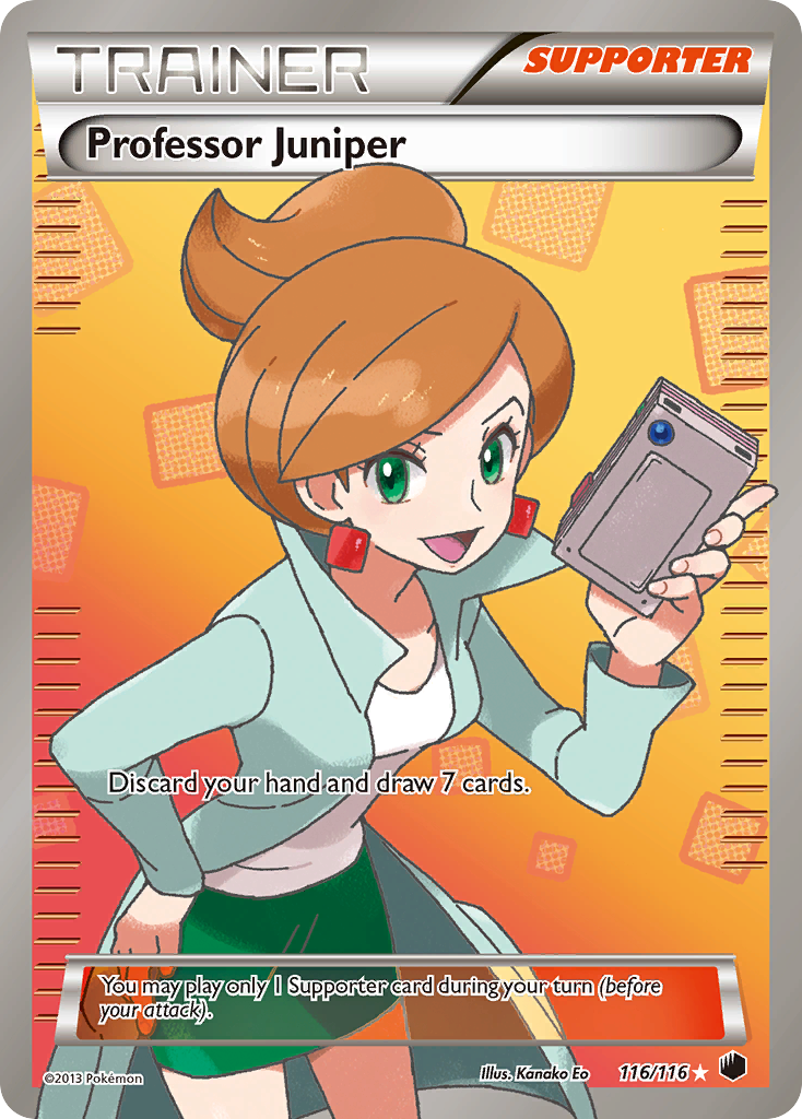 Professor Juniper 116/116 Rare Ultra | Plasma Freeze | Pokemon Card