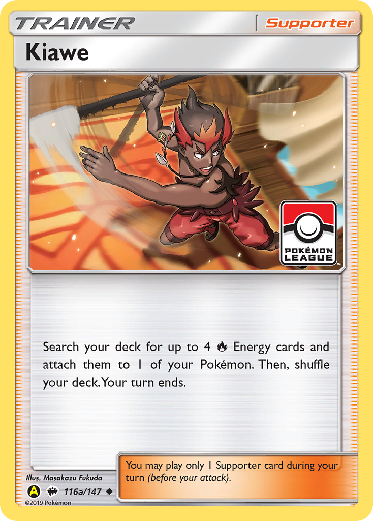 Kiawe 116a/147 Uncommon | Burning Shadows | Pokemon Card