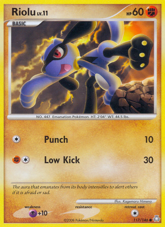 Riolu 117/146 Common | Legends Awakened | Pokemon Card