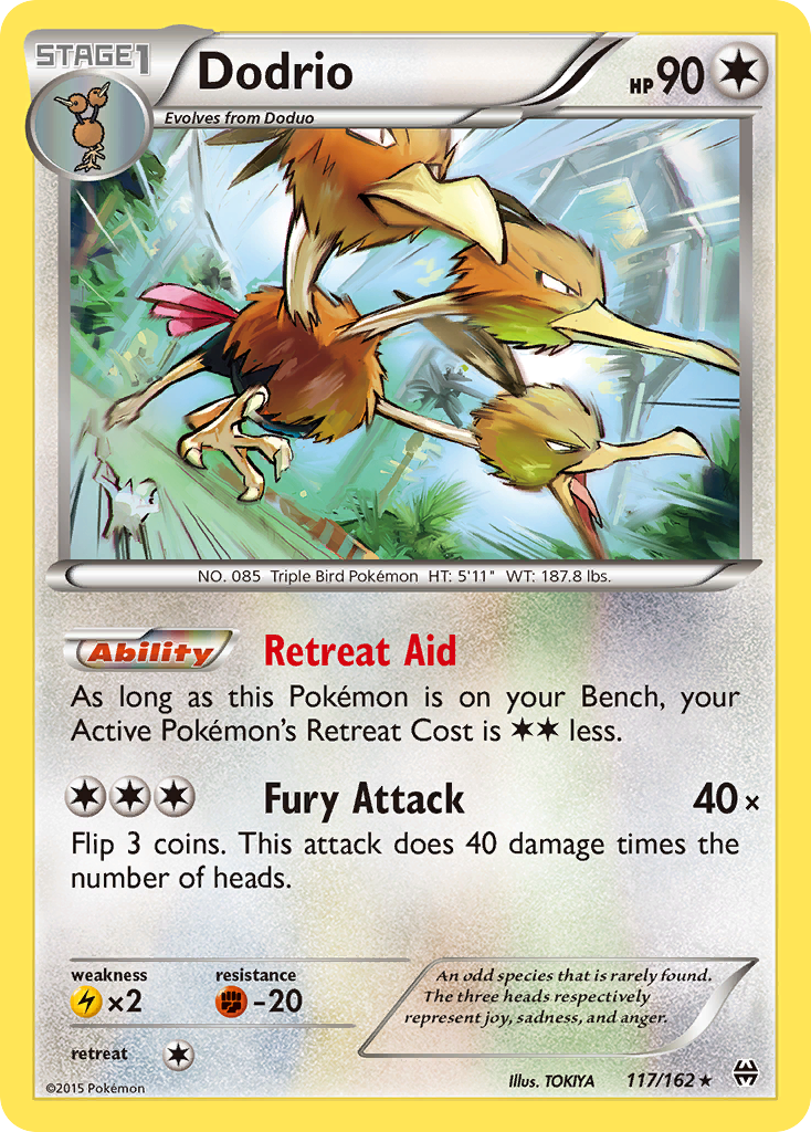 Buy Dodrio Rare | BREAKthrough | Pokemon Card Australia Brickheads Collectables Buy Dodrio Rare | BREAKthrough | Pokemon Card Australia Brickheads Collectables