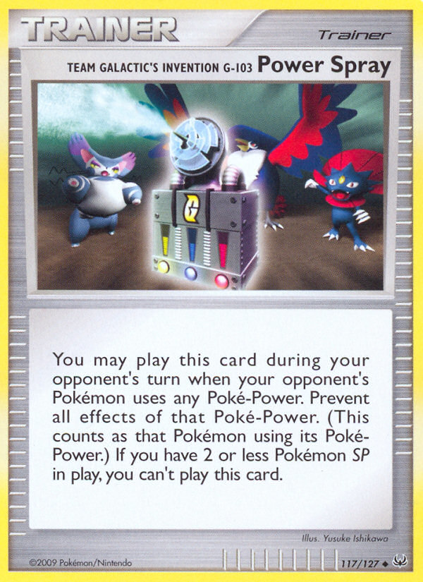 Team Galactic's Invention G-103 Power Spray 117/127 Uncommon | Platinum | Pokemon Card