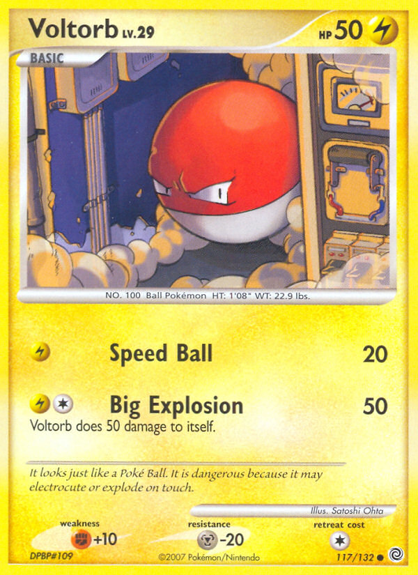 Voltorb 117/132 Common | Secret Wonders | Pokemon Card