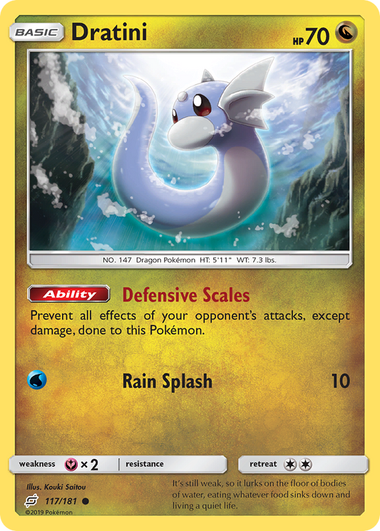 Dratini 117/181 Common | Team Up | Pokemon Card