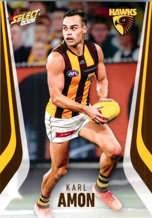 Karl Amon #118 Hawthorn Hawks | 2026 Select AFL Footy Stars | Trading Card
