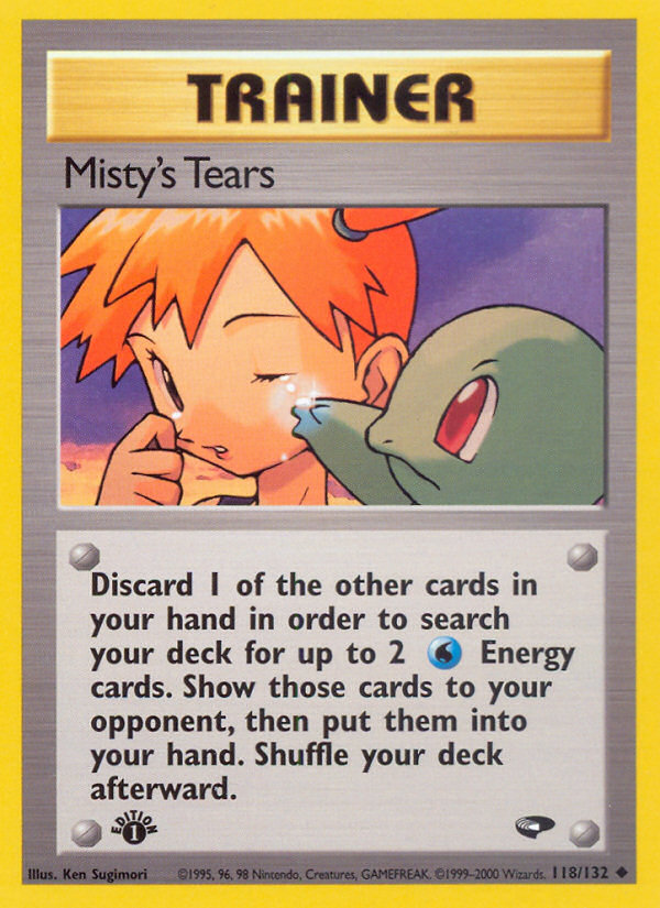 Misty's Tears 118/132 Uncommon | Gym Challenge | Pokemon Card