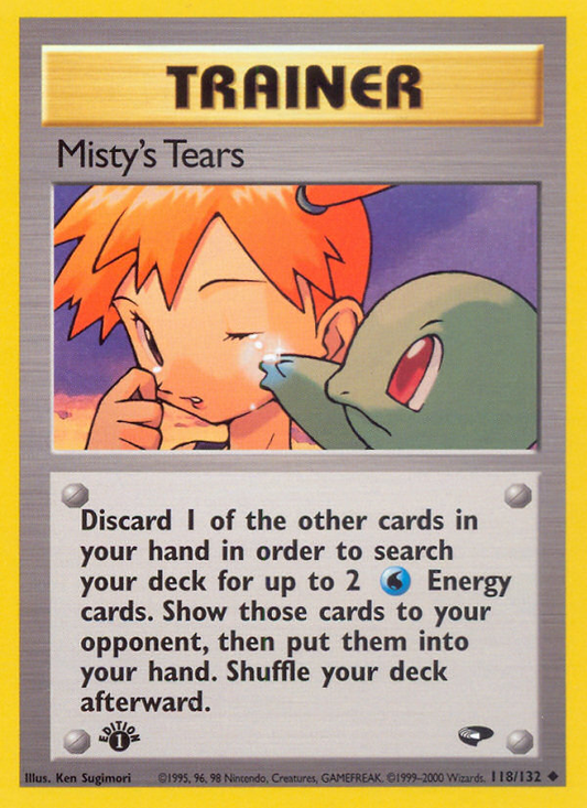 Misty's Tears 118/132 Uncommon | Gym Challenge | Pokemon Card