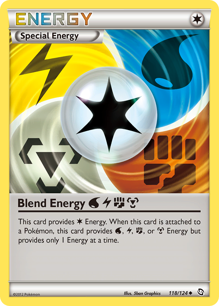 Blend Energy WaterLightningFightingMetal 118/124 Uncommon | Dragons Exalted | Pokemon Card