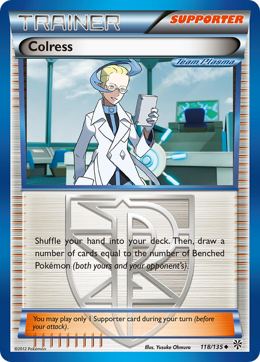 Colress 118/135 Uncommon | Plasma Storm | Pokemon Card