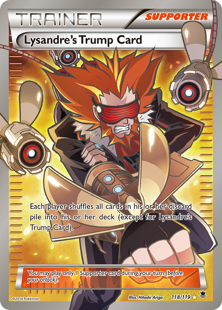 Lysandre's Trump Card 118/119 Rare Ultra | Phantom Forces | Pokemon Card
