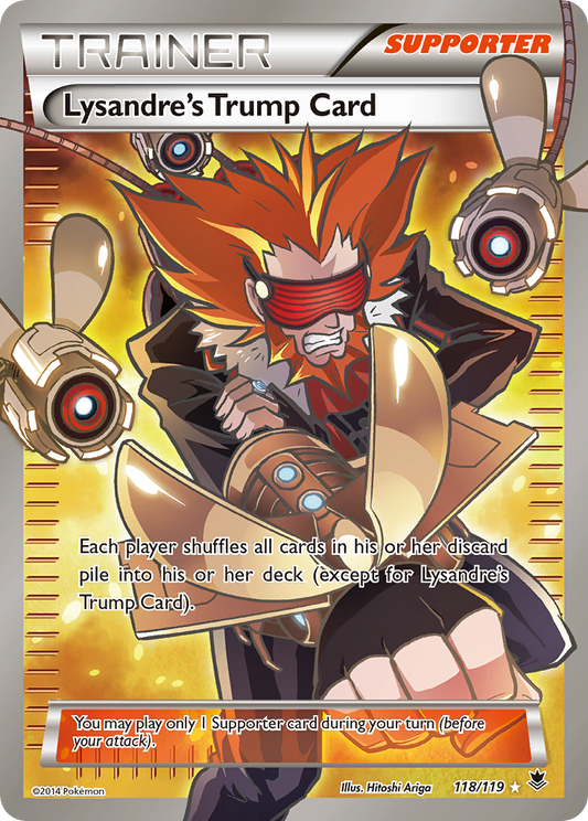 Lysandre's Trump Card 118/119 Rare Ultra | Phantom Forces | Pokemon Card