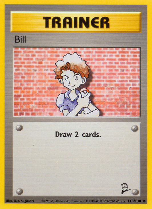 Bill 118/130 Common | Base Set 2 | Pokemon Card