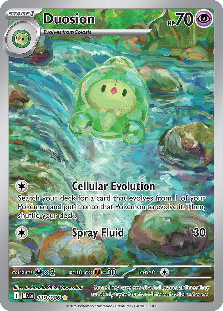 Duosion 119/86 Illustration Rare | Black Bolt | Pokemon Card