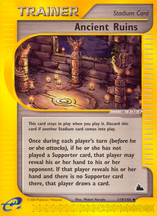 Ancient Ruins 119/144 Uncommon | Skyridge | Pokemon Card