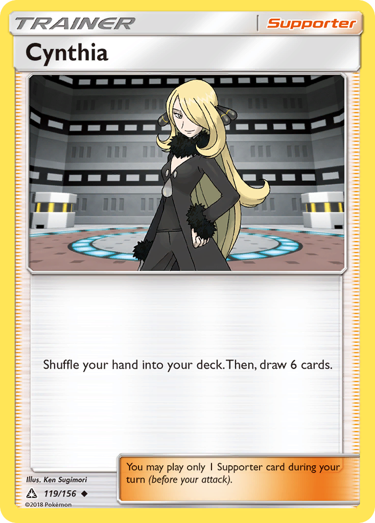 Cynthia 119/156 Uncommon | Ultra Prism | Pokemon Card