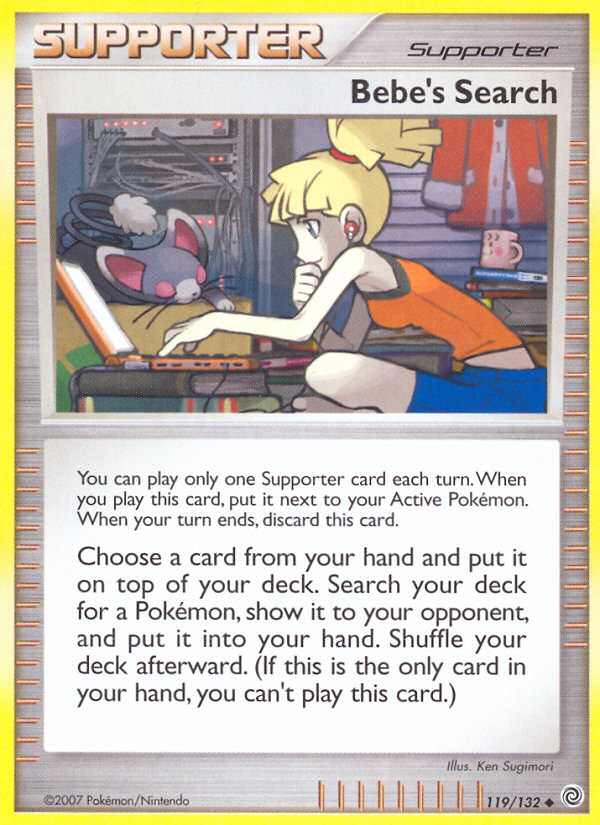 Bebe's Search 119/132 Uncommon | Secret Wonders | Pokemon Card