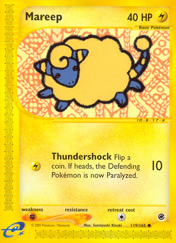 Mareep 119/165 Common | Expedition Base Set | Pokemon Card
