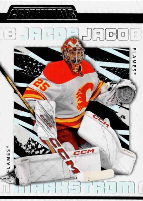 Jacob Markstrom #11 Calgary Flames | 2023-24 Upper Deck Credentials | NHL Trading Card