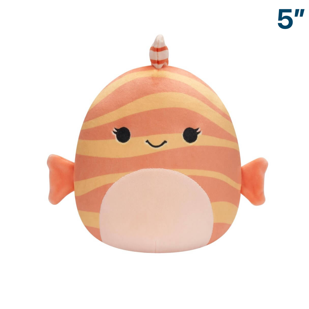 Lucienne the Orange Striped Fish ~ 5" Squishmallow Plush