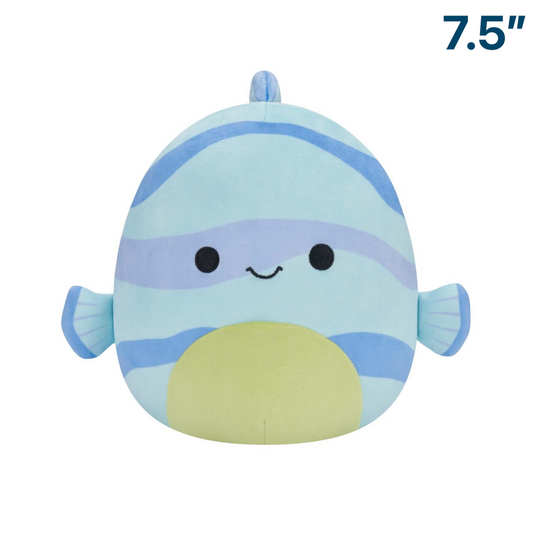 Leland the Blue Striped Fish ~ 7.5" Squishmallow Plush