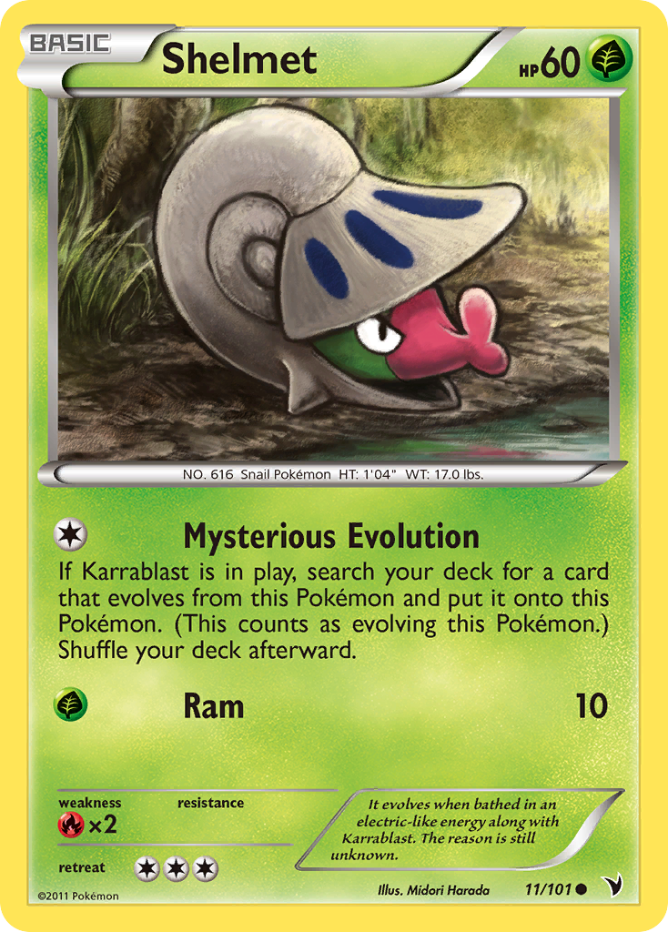 Shelmet 11/101 Common | Noble Victories | Pokemon Card